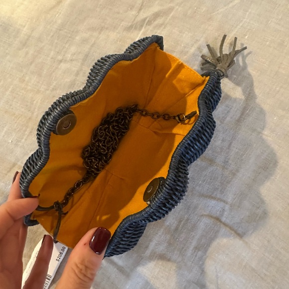 KAYU Jane Seashell Clutch in Navy - Picture 6 of 9